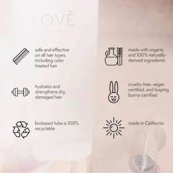 LOVE HAIR NOURISHING TREATMENT MASK NEW IN BOX - Picture 6 of 6